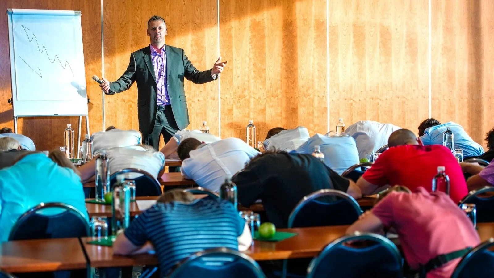 Participants during a practical workshop exercise
